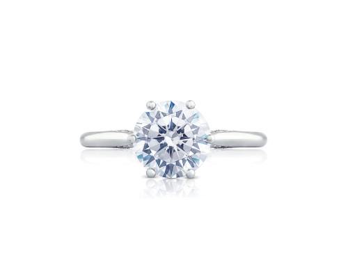 Tacori Platinum Simply Tacori Semi-Mount Engagement Ring With 0.07Total Diamond Weight