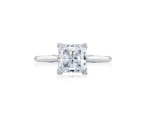 Tacori Platinum Simply Tacori Semi-Mount Engagement With 0.07 Total Diamond Weight