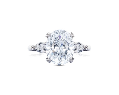 Tacori Platinum Royal T Semi-Mount Engagement Ring With 0.84Total Diamond Weight