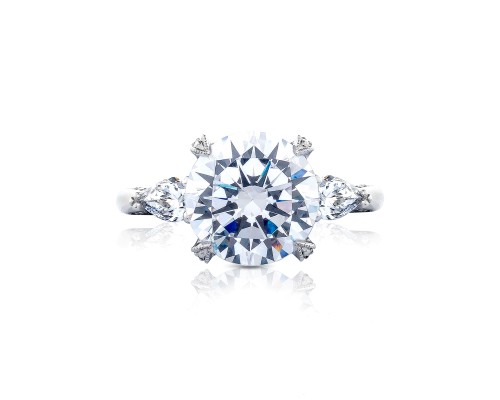 Tacori Platinum Royal T Semi-Mount Engagement Ring With 0.84Total Diamond Weight