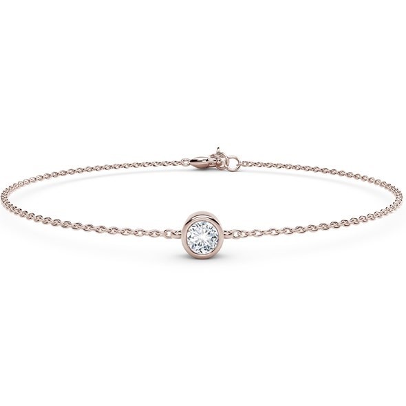 Forevermark 18 Karat Rose Gold Tribute Bracelet With One 0.25Ct Fm Rnd I Vs1 Diamond
Fm  7123221