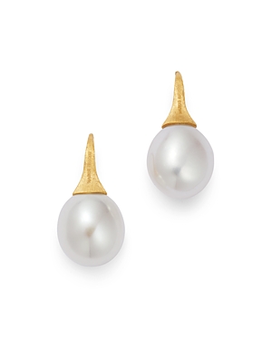 Marco Bicego 18 Karat Yellow Gold Africa Freshwater Pearl Drop Earrings