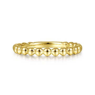 Gabriel & Co 14 karat yellow gold bujukan band size  6.5