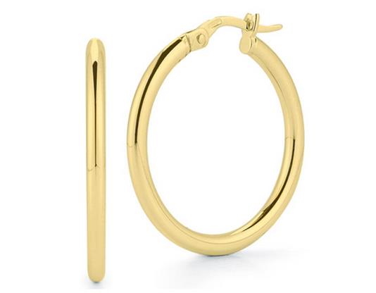 14 Karat Yellow Gold  ESTATE Hoops