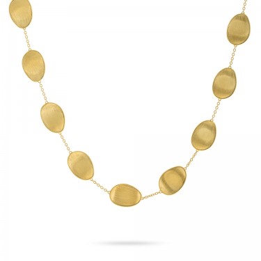 Marco Bicego 18K Yellow Gold Lunaria Petal Single Strand Necklace
Length: 16.75 Inch