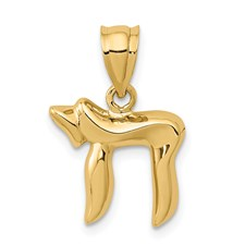 14 KaratYellow Gold Chai Charm