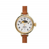 SHINOLA THE BIRDY MOON PHASE 34MM (0120008179)
Quartz, Stainless Steel With Gold PVD, Bourbon Leather Strap