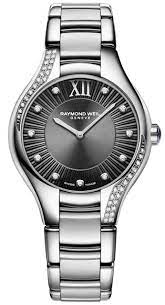 Raymond Weil Noemia Ladies Quartz Grey Dial 47 Diamonds Watch, 32mm (5132-S1S-60181)
Grey dial, Stainless steel, 32 mm