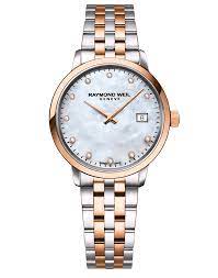 Toccata Ladies Diamond Rose Gold Quartz Watch (5985-SP5-97081)
29 mm, stainless steel, white mother-of-pearl dial, 11 diamonds, rose gold PVD