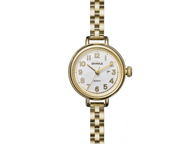 SHINOLA THE  BIRDY 34MM (120266178)
Quartz, Yellow PVD over Stainless Steel