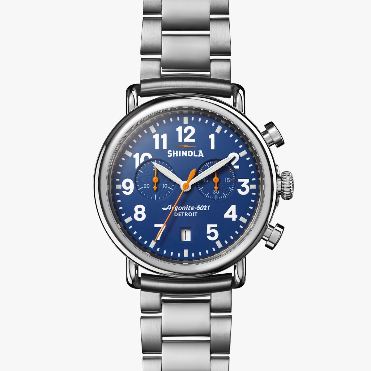 SHINOLA THE RUNWELL 41MM 2 EYE CHRONO (0120283785)
Quartz Chronograph, Stainless Steel