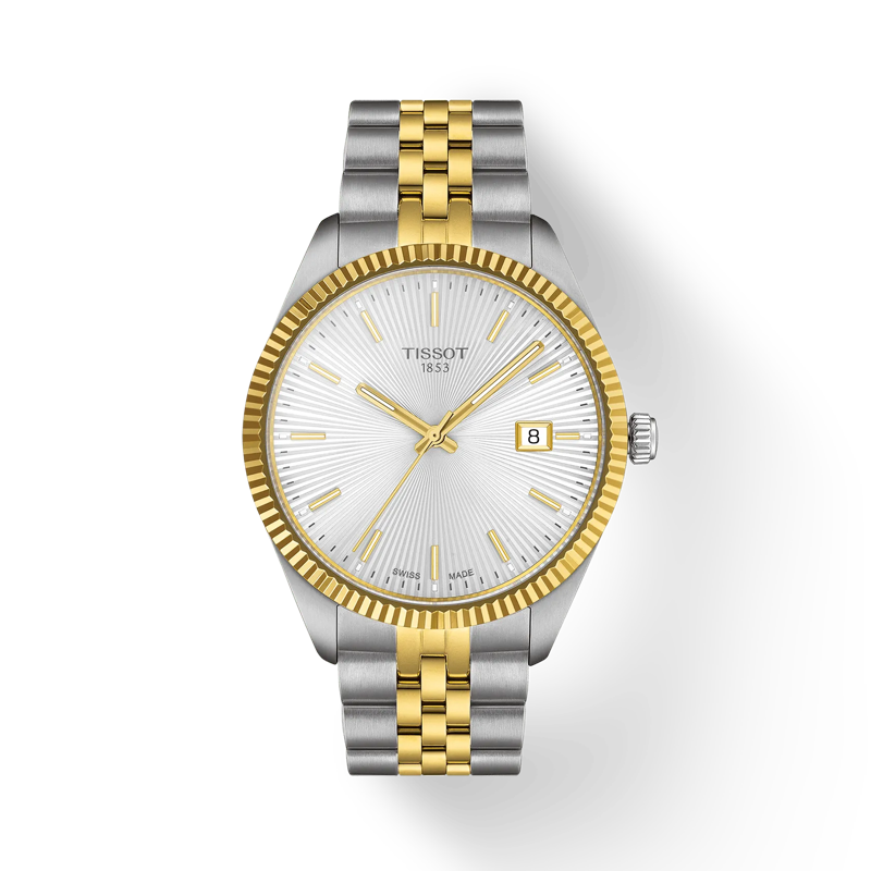 Tissot Ballade 40mm (T156.410.22.031.00)
316L stainless steel case with yellow gold PVD coating, Swiss Quartz movement