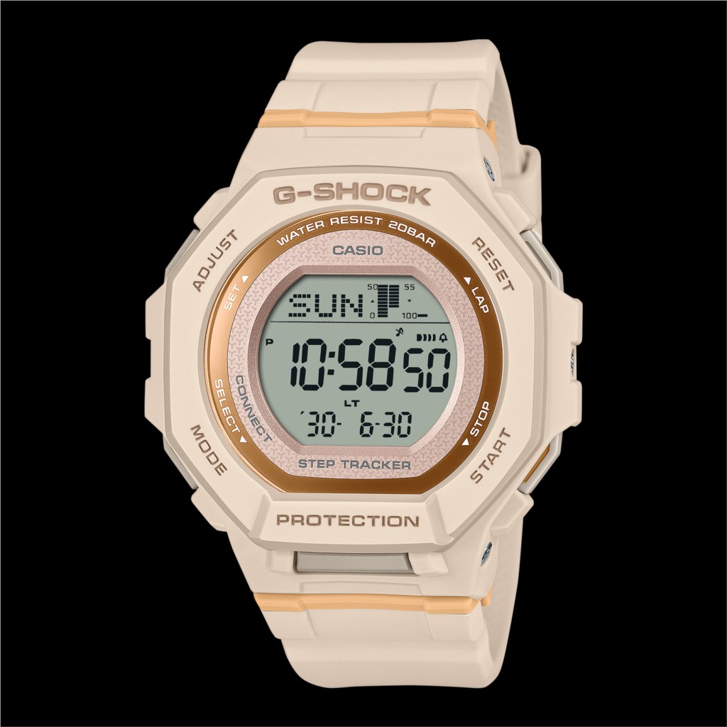 CASIO G-Shock G-Squad  Pink Resin Band Watch GMDB300-4