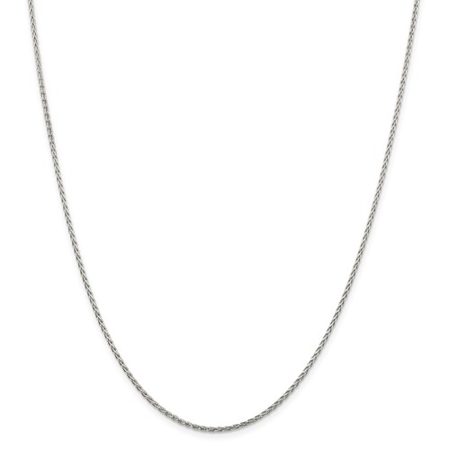 Sterling Silver Diamond-Cut 1.5Mm Spiga Chain 20