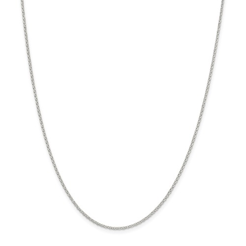 Sterling Silver1.5mm Cable Chain 24