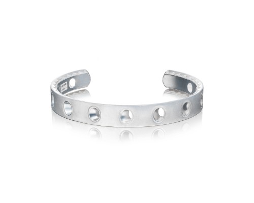 Tacori: Sterling Silver Monterey Roadster Vented Engraved 10mm Cuff Bracelet