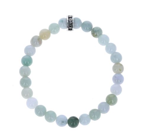 King Baby  Burma Jade Bracelet with Logo Ring