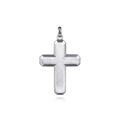 Gabriel & Co Sterling Silver Geometric Cross