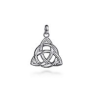 Gabriel & Co Sterling Silver Celtic Knot Pendant