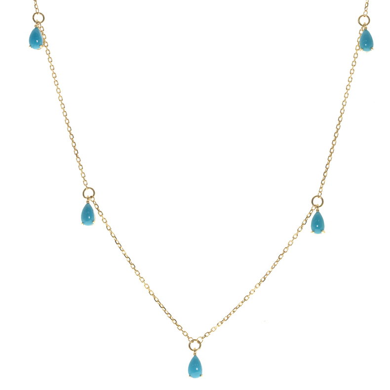 10 KY TURQUOISE NECKLACE- TU 1.05