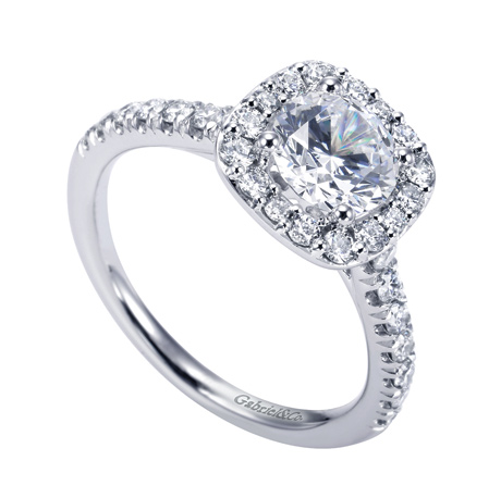 Halo Engagement Ring Settings West Lebanon, NH- Amidon Jewelers