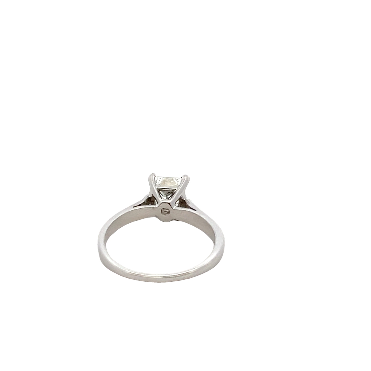 Platnium Diamond Solitaire Engagement Ring