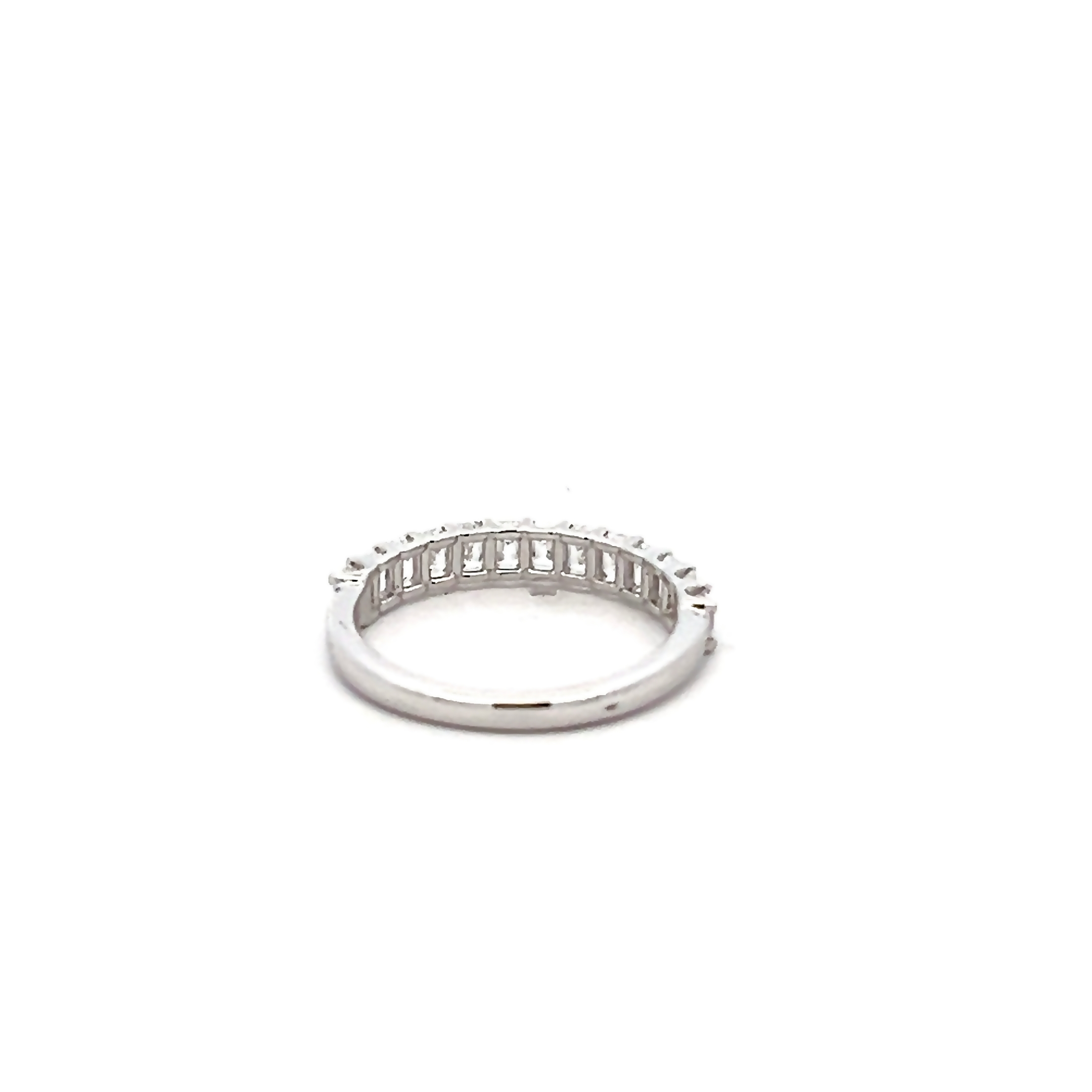 14k White Gold 1.10tw Diamond Wedding Band