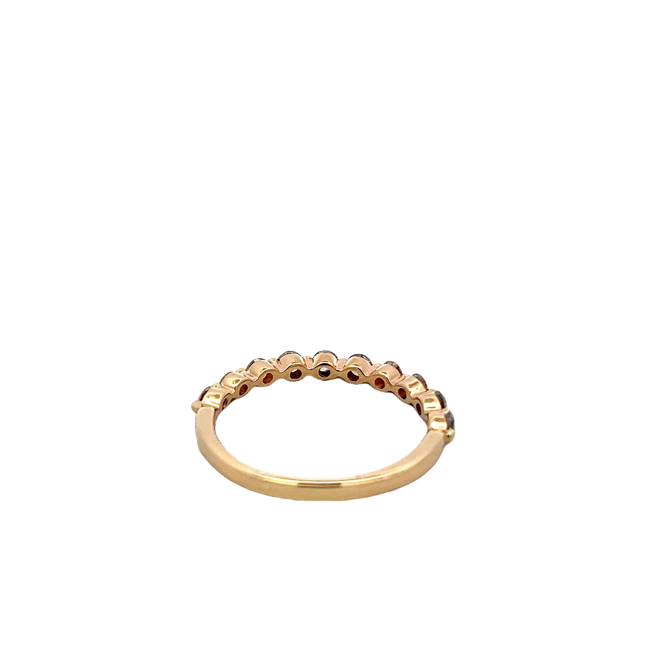 14k Yellow Gold Diamond Wedding Band