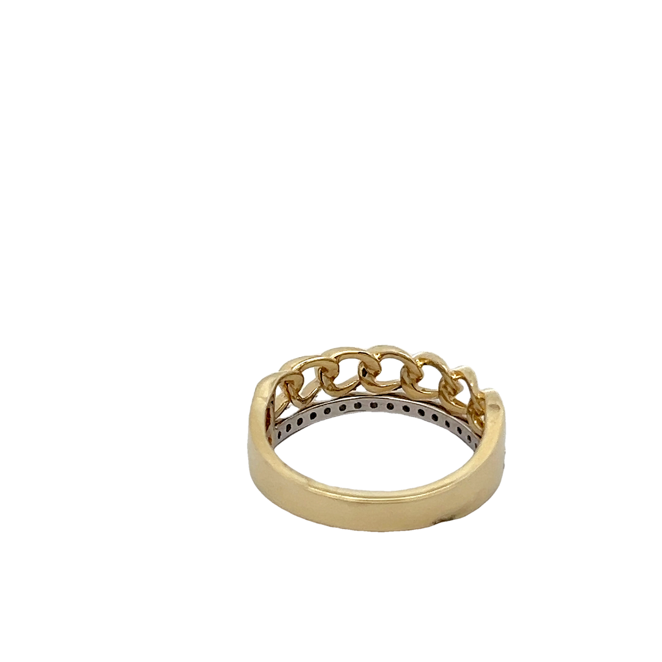 14k Yellow Gold Diamond Wedding Band