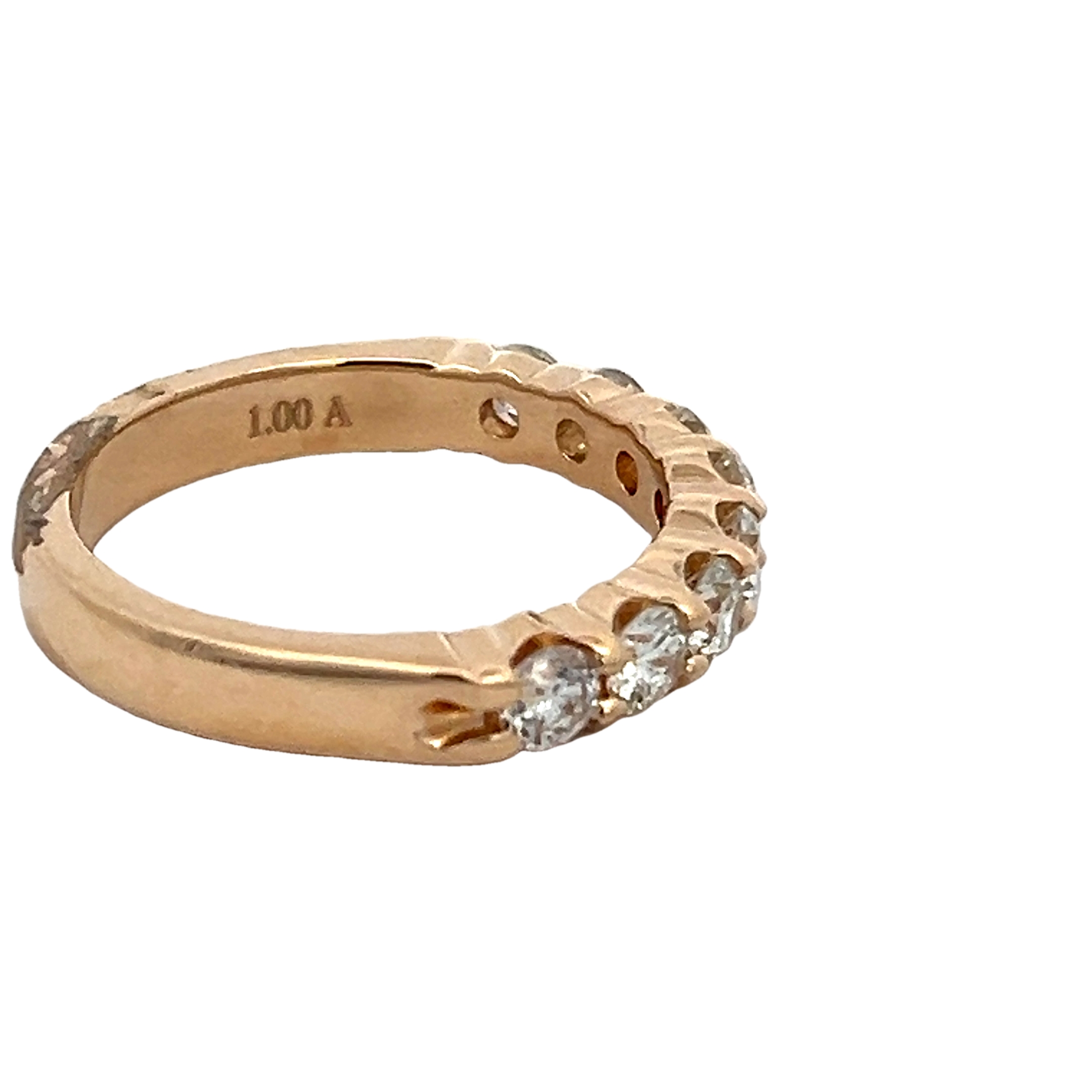 14k Yellow Gold Diamond Wedding Band