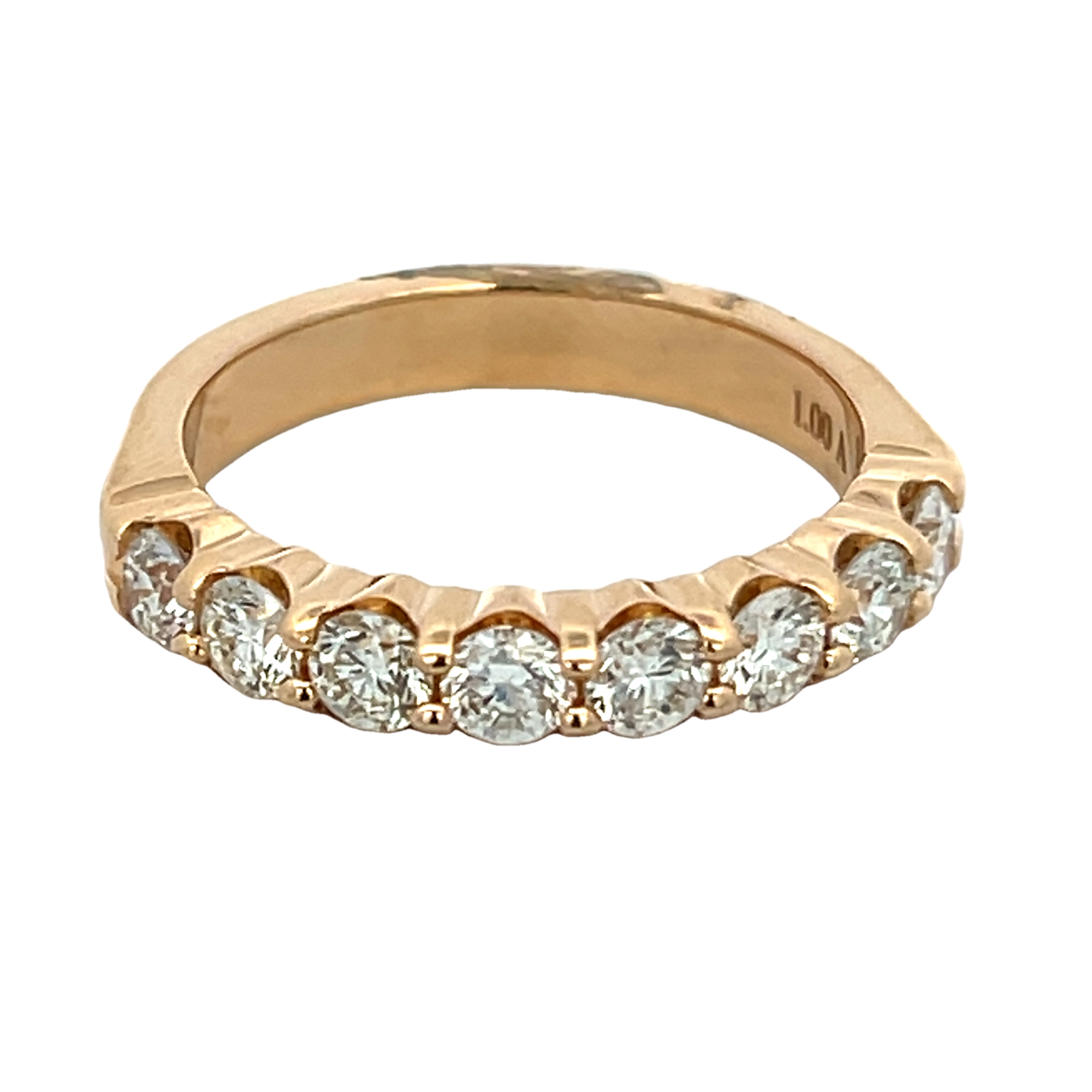 14k Yellow Gold Diamond Wedding Band