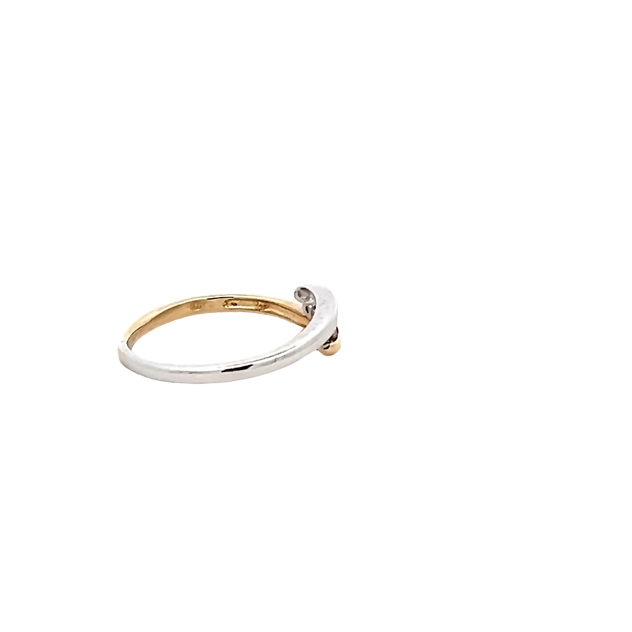 14k Two-toned Diamond Fashion Ring