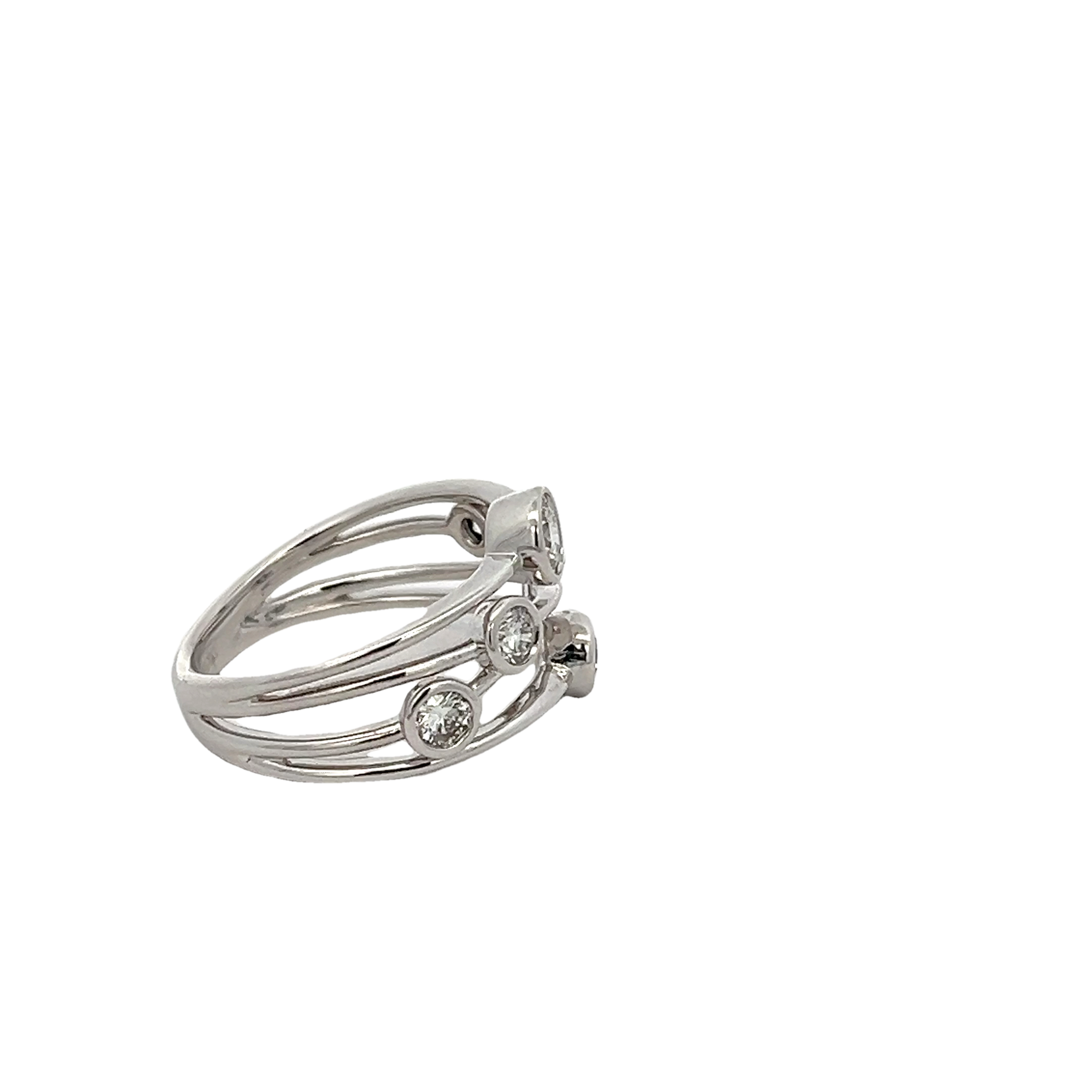 14k White Gold Diamond Ring