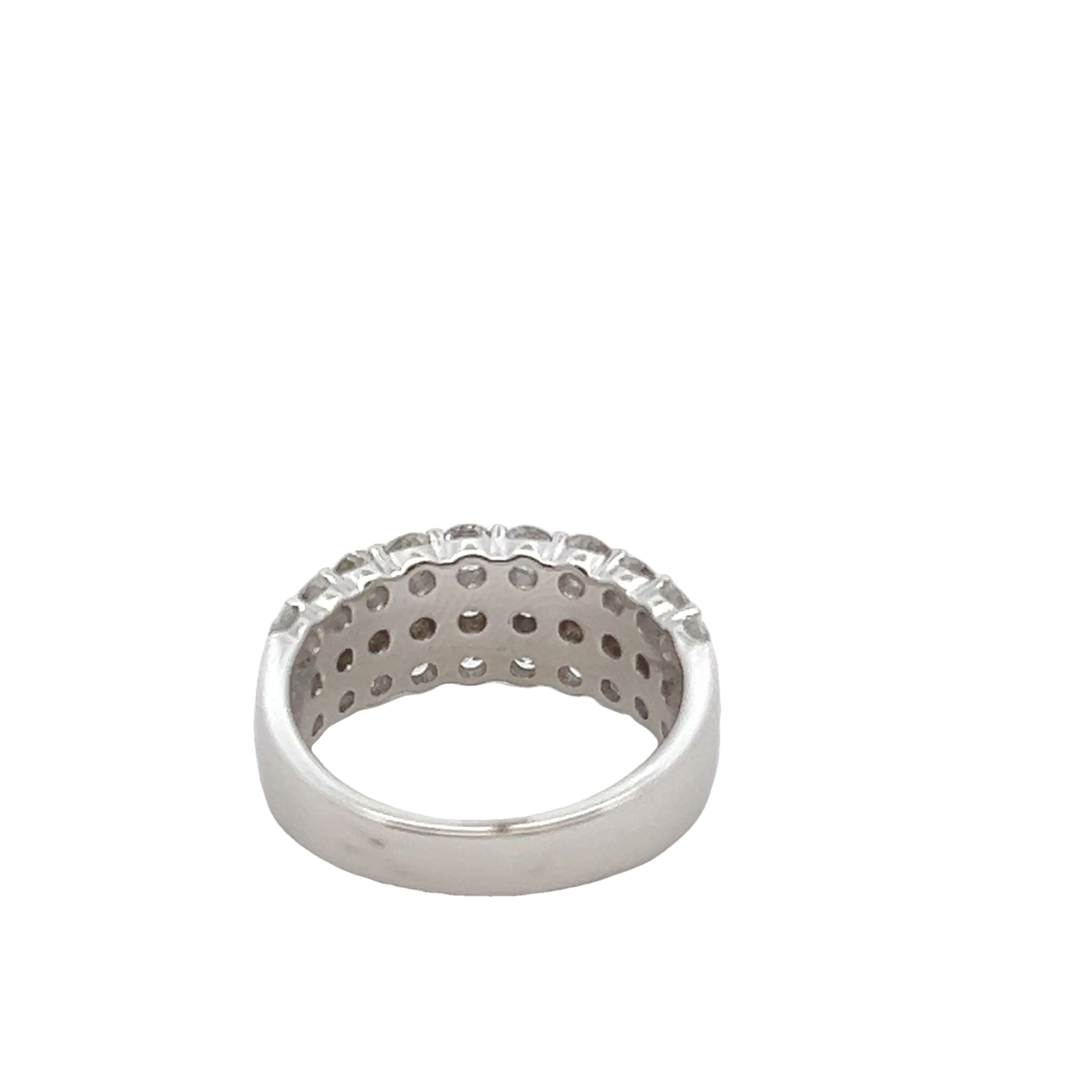 14k White Gold Diamond Fashion Ring