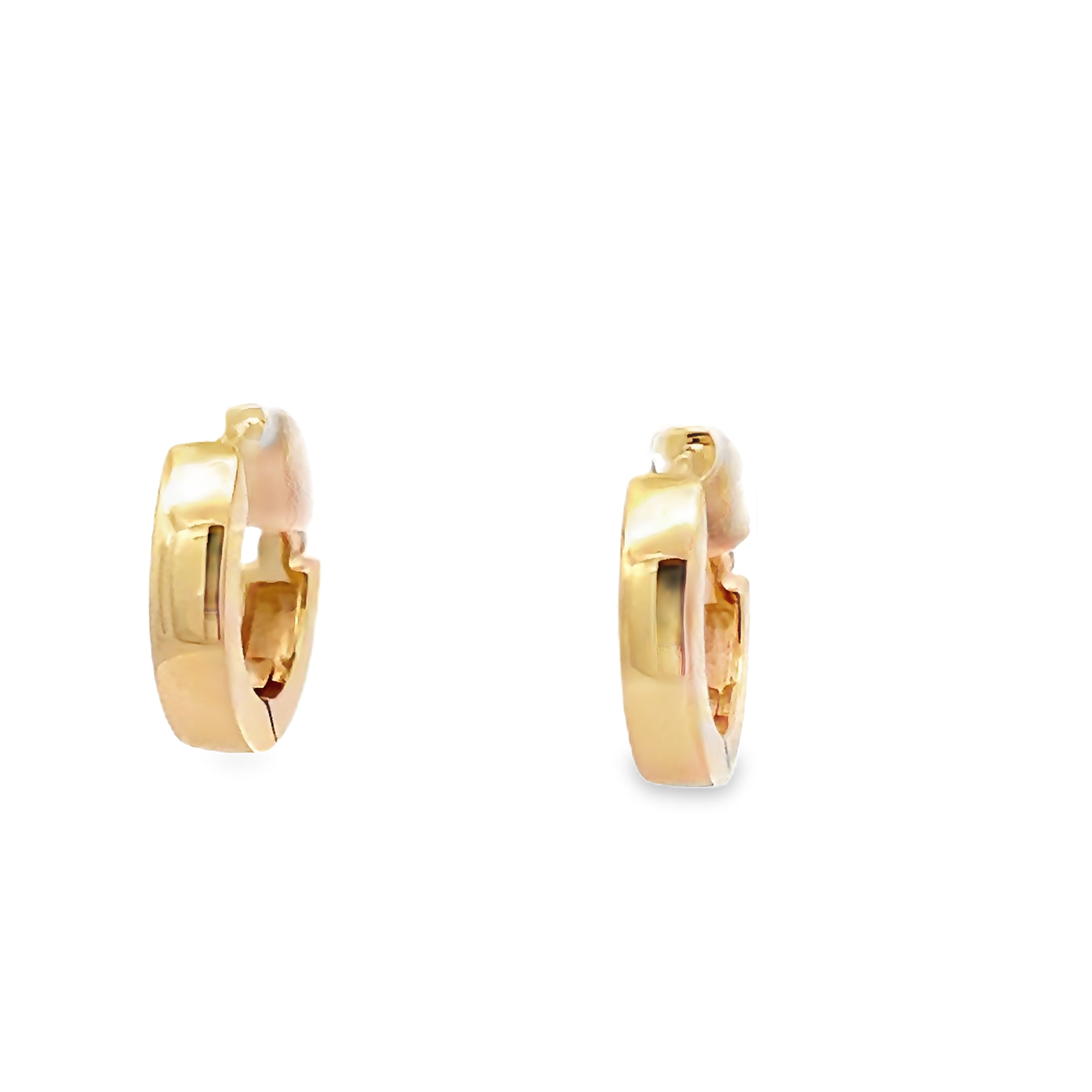 14k Yellow Gold Diamond Earrings