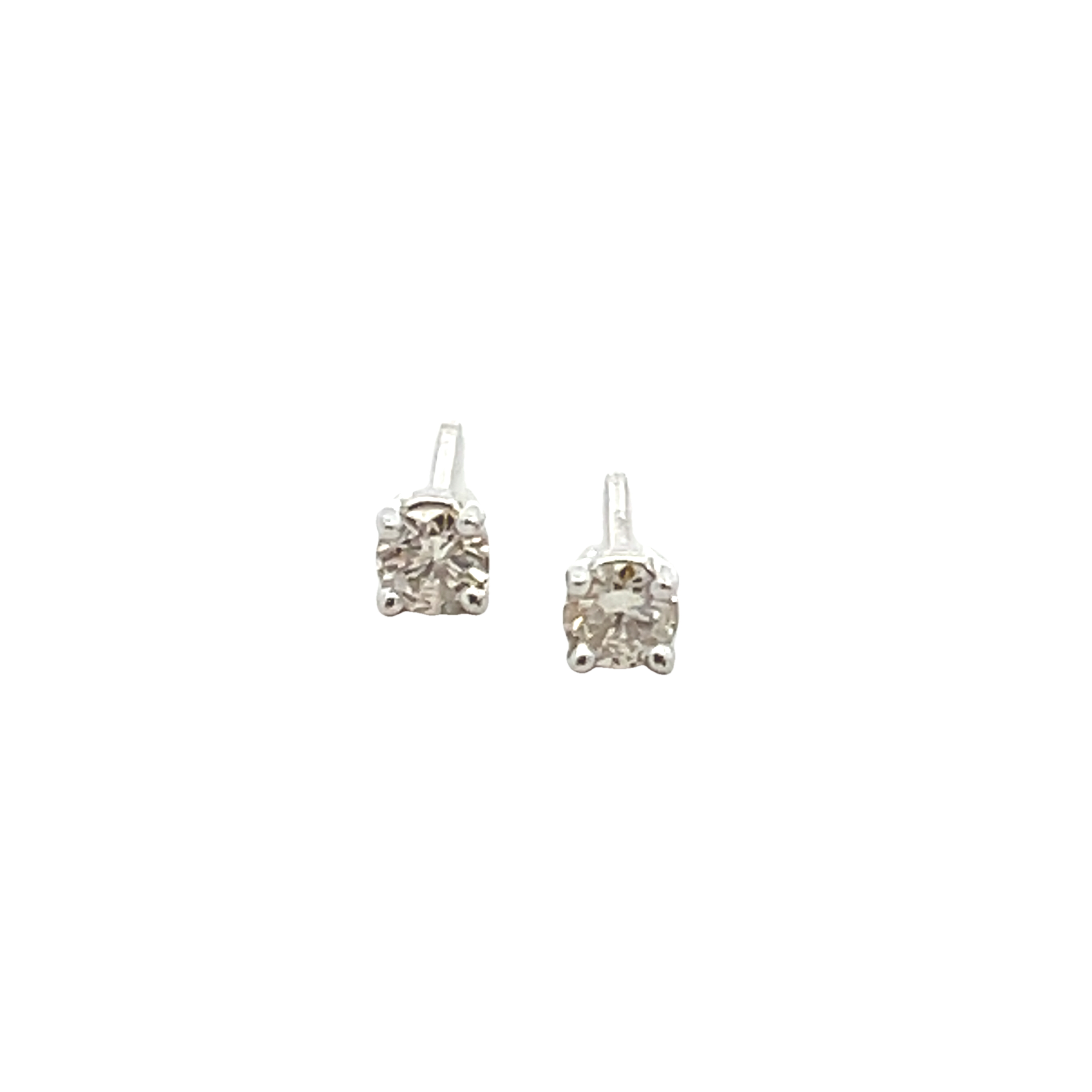 14k Diamond Stud Earrings