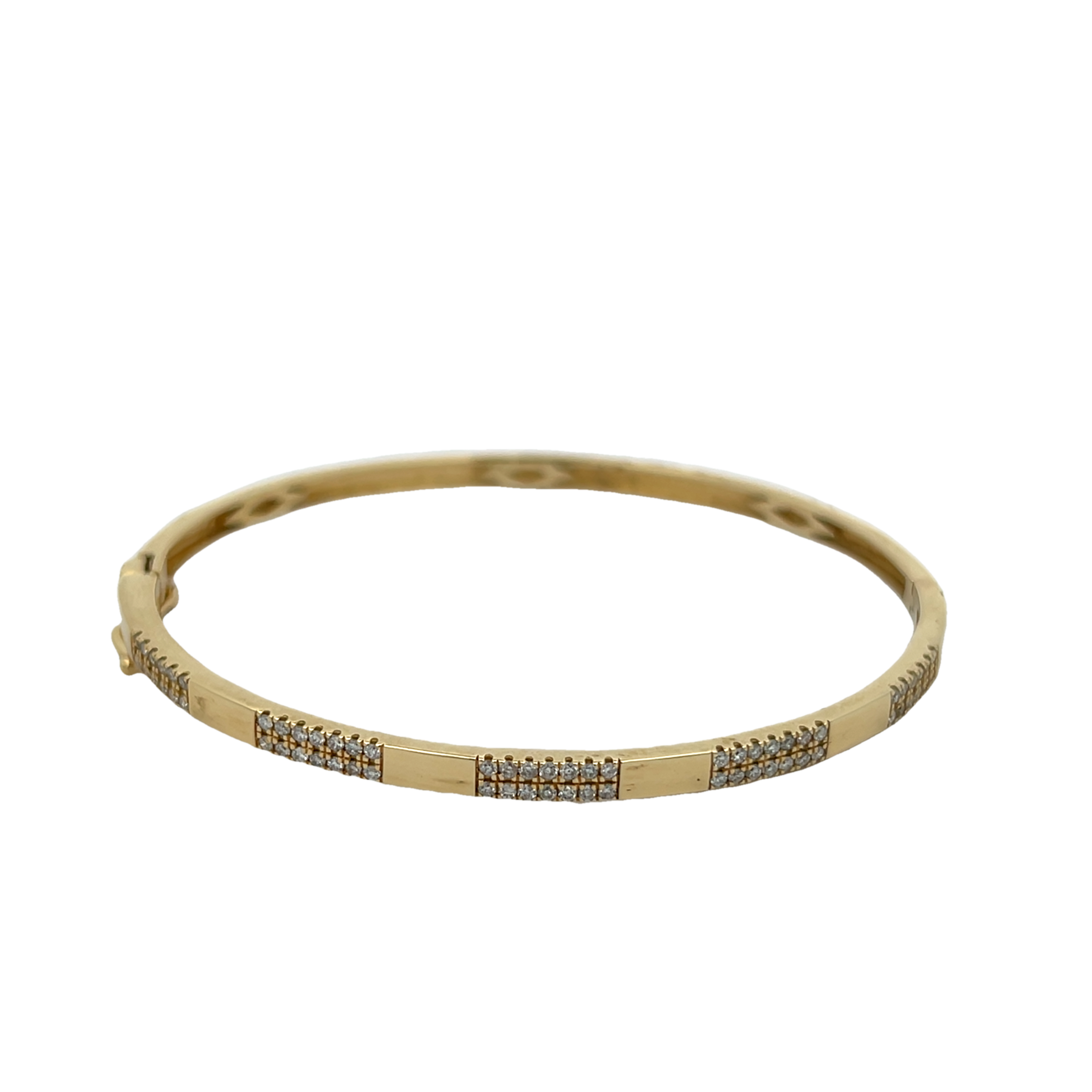 14k Yellow Gold Diamond Bracelet