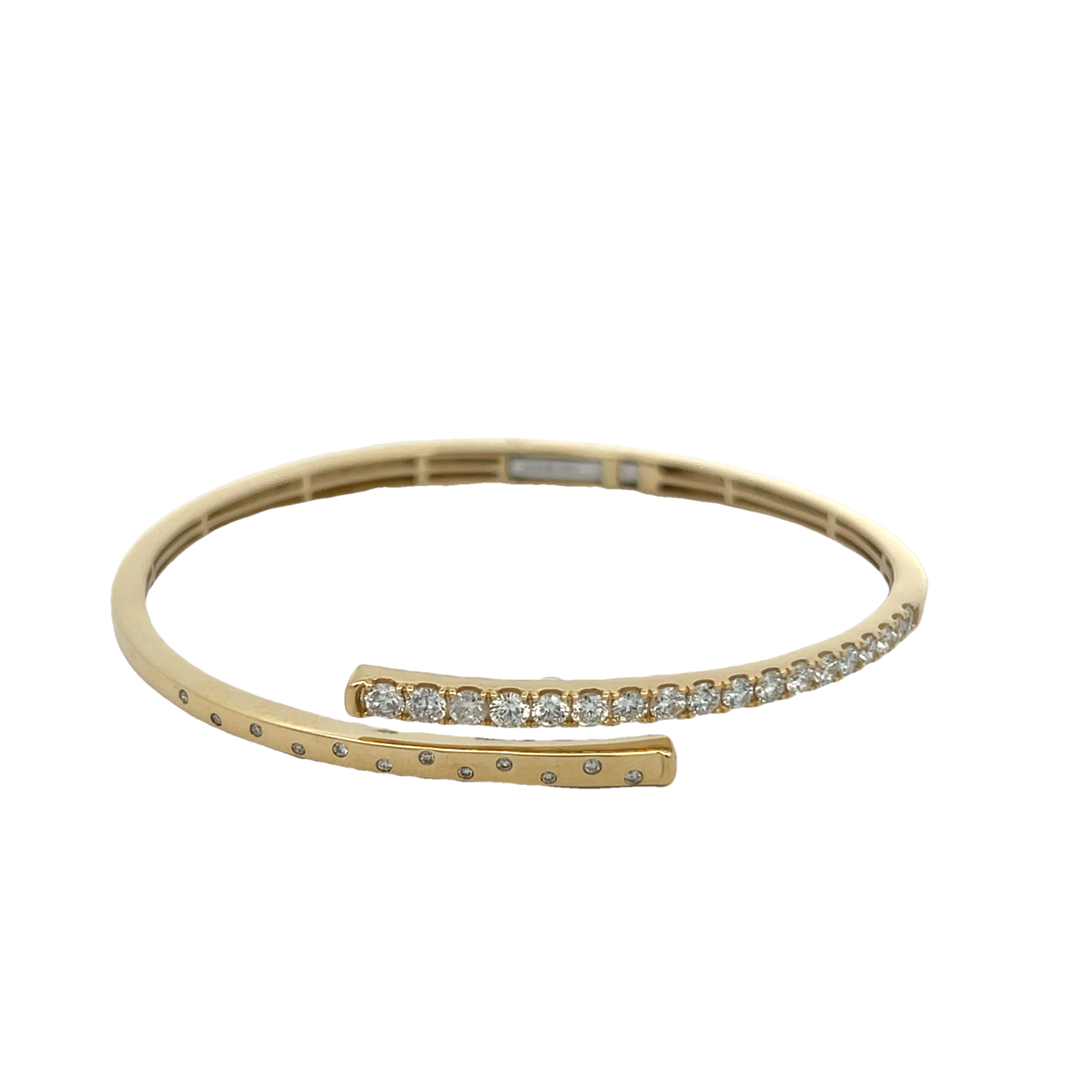 14k Yellow Gold Diamond Bracelet