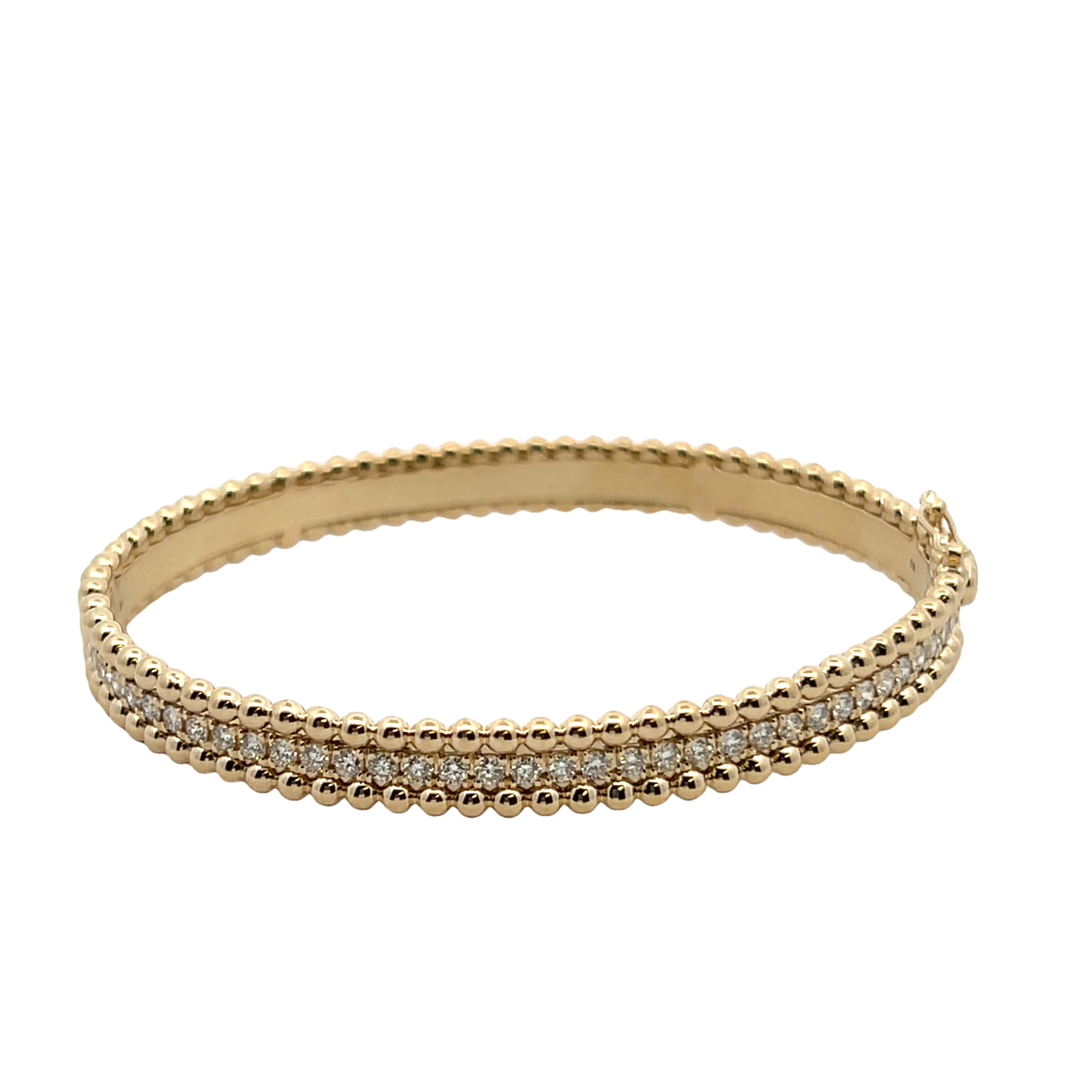 14k Yellow Gold Diamond Bracelet