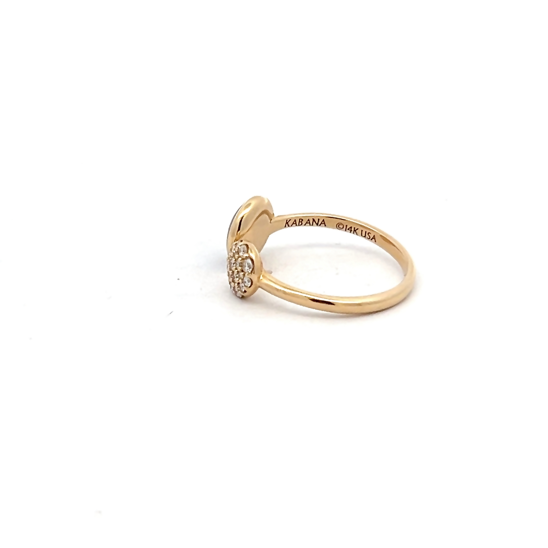 14k Yelliow Gold Lapis Lazuli And Diamond Fashion Ring