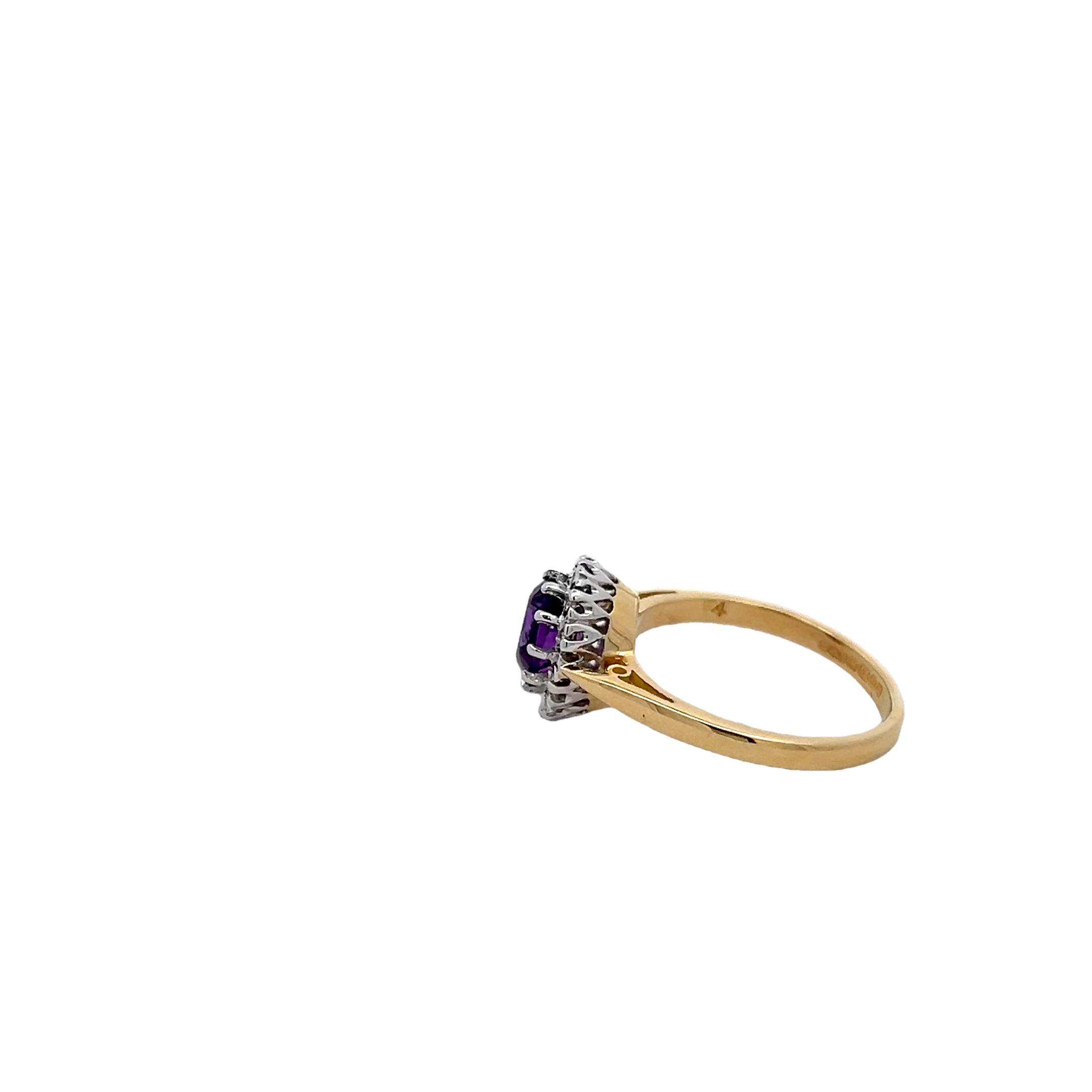 18k Yellow Gold Sapphire Ring