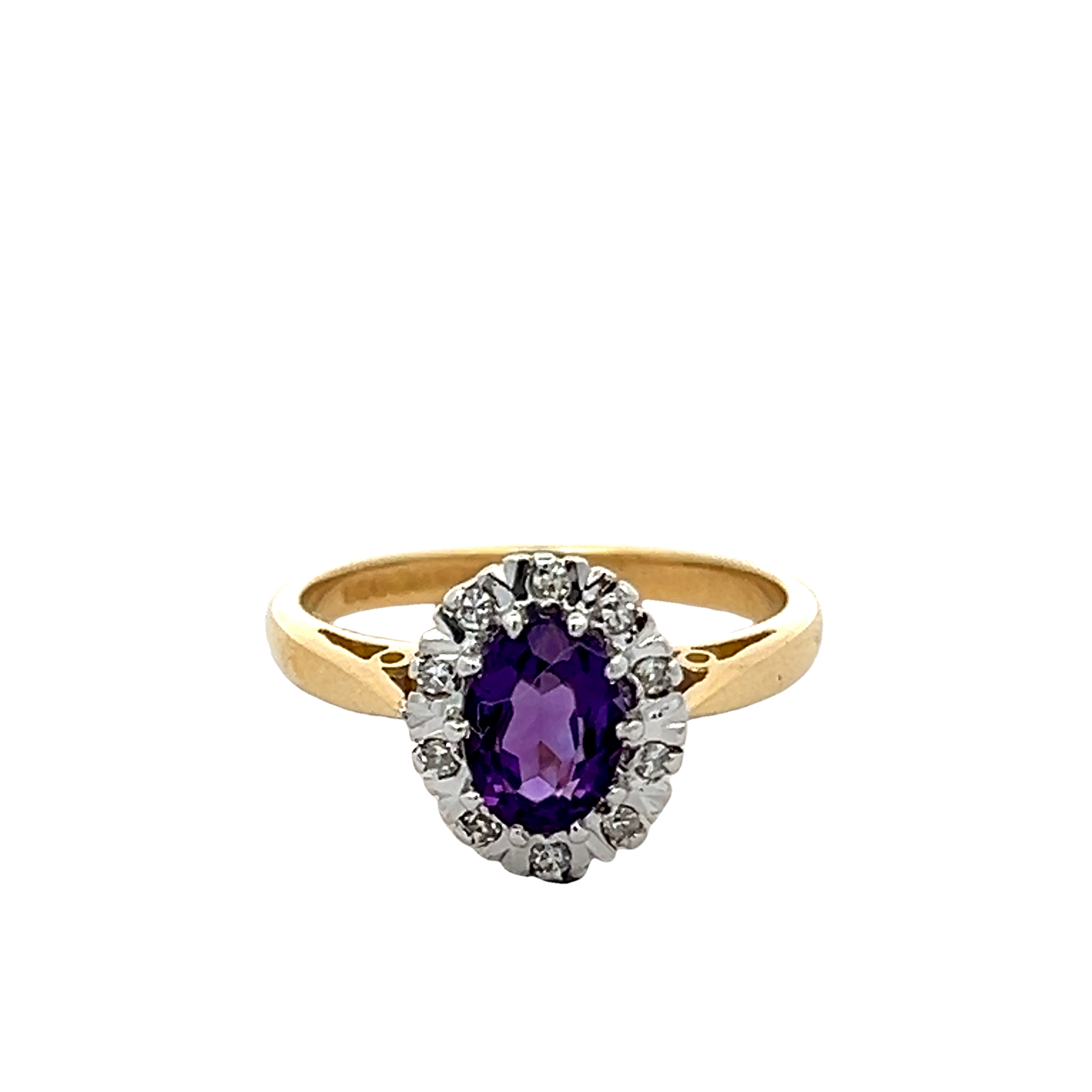 18k Yellow Gold Sapphire Ring