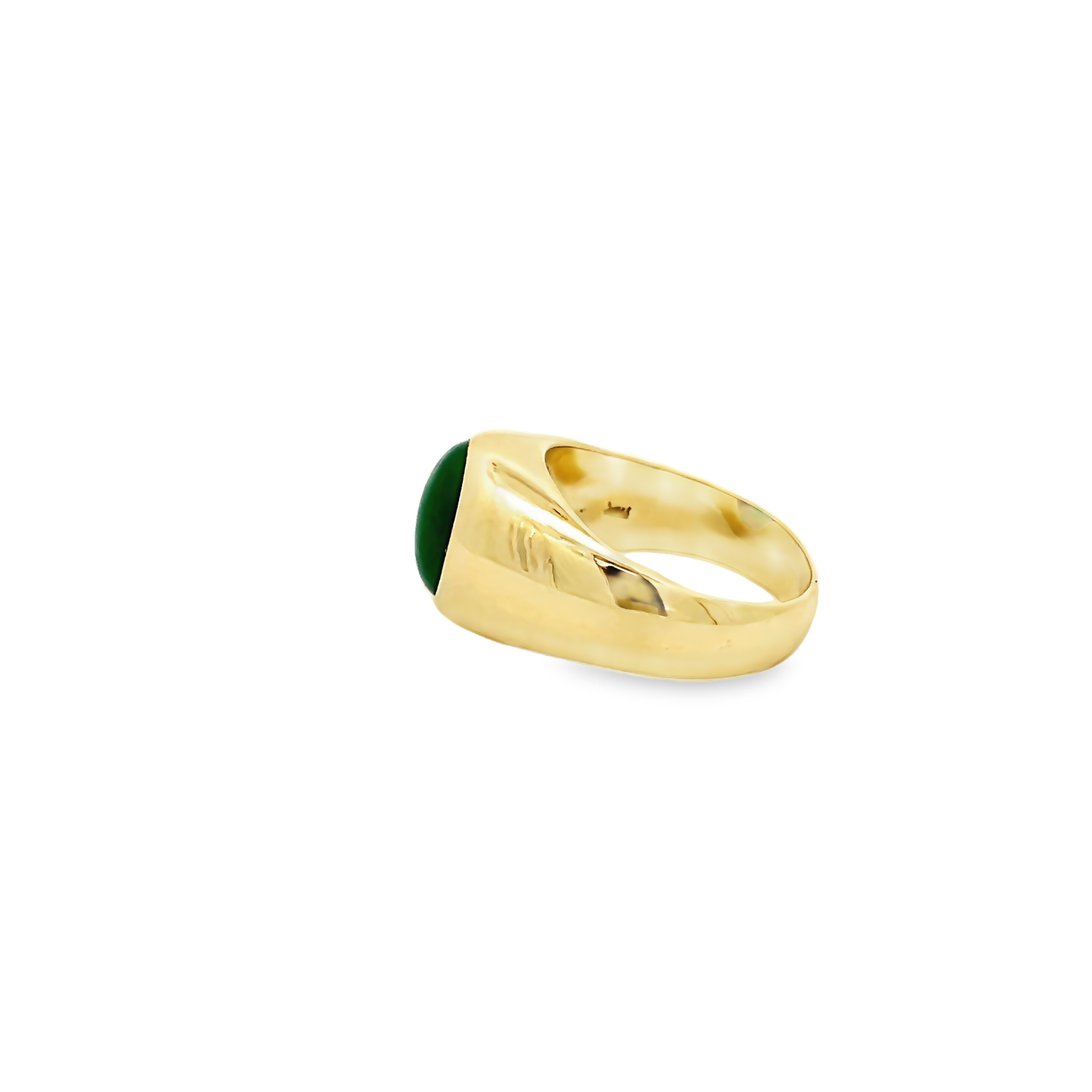 18k Yellow Gold Jadeite Ring