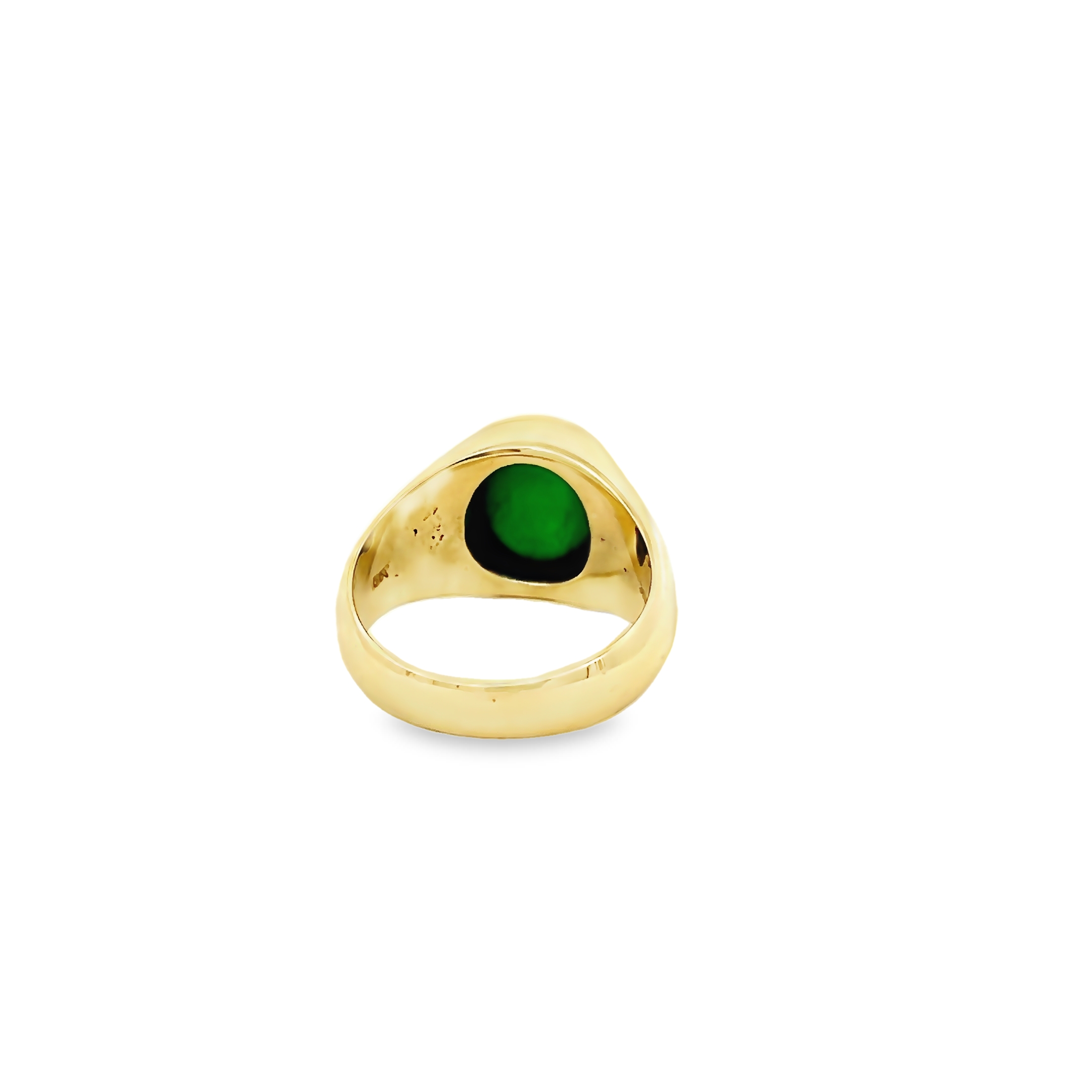 18k Yellow Gold Jadeite Ring