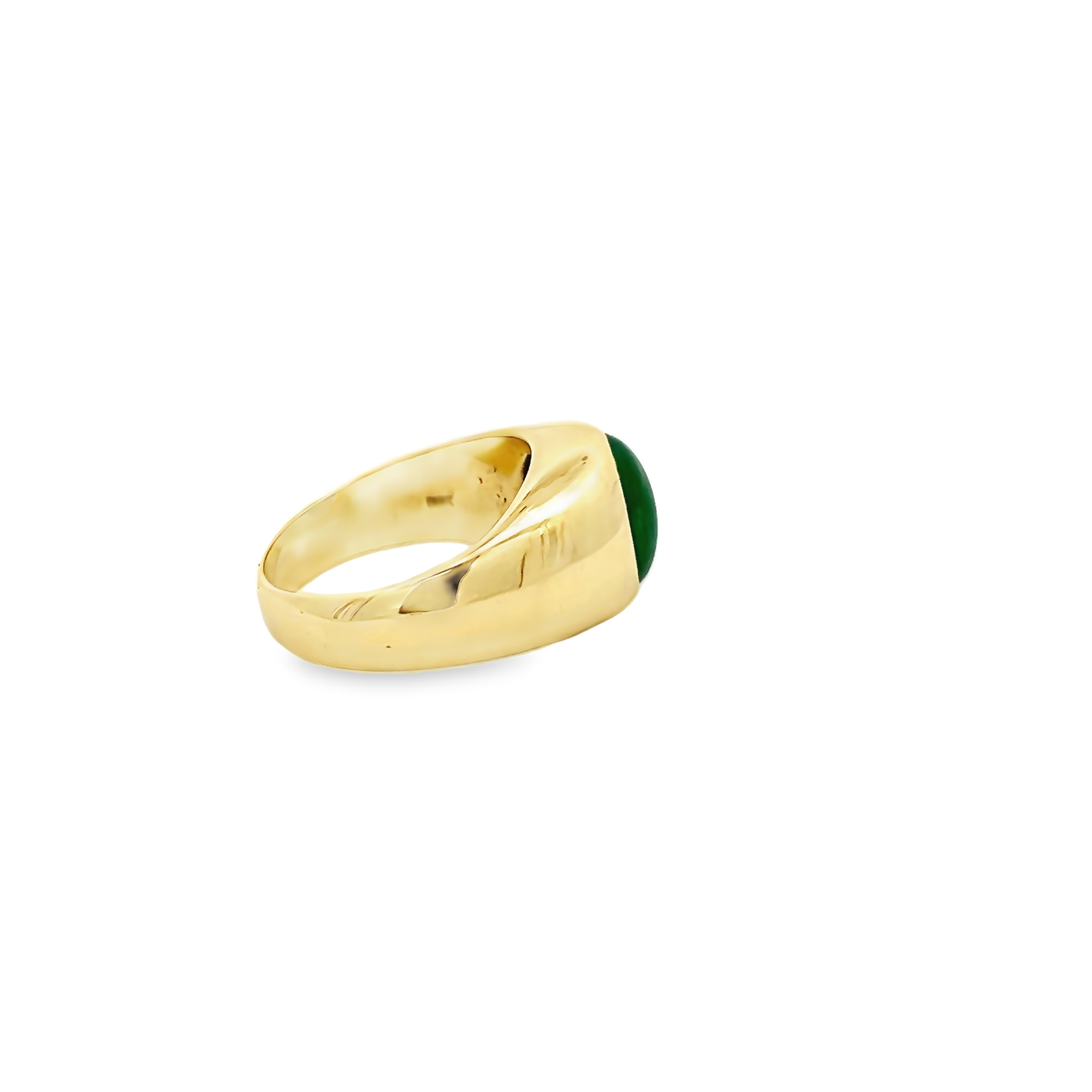 18k Yellow Gold Jadeite Ring