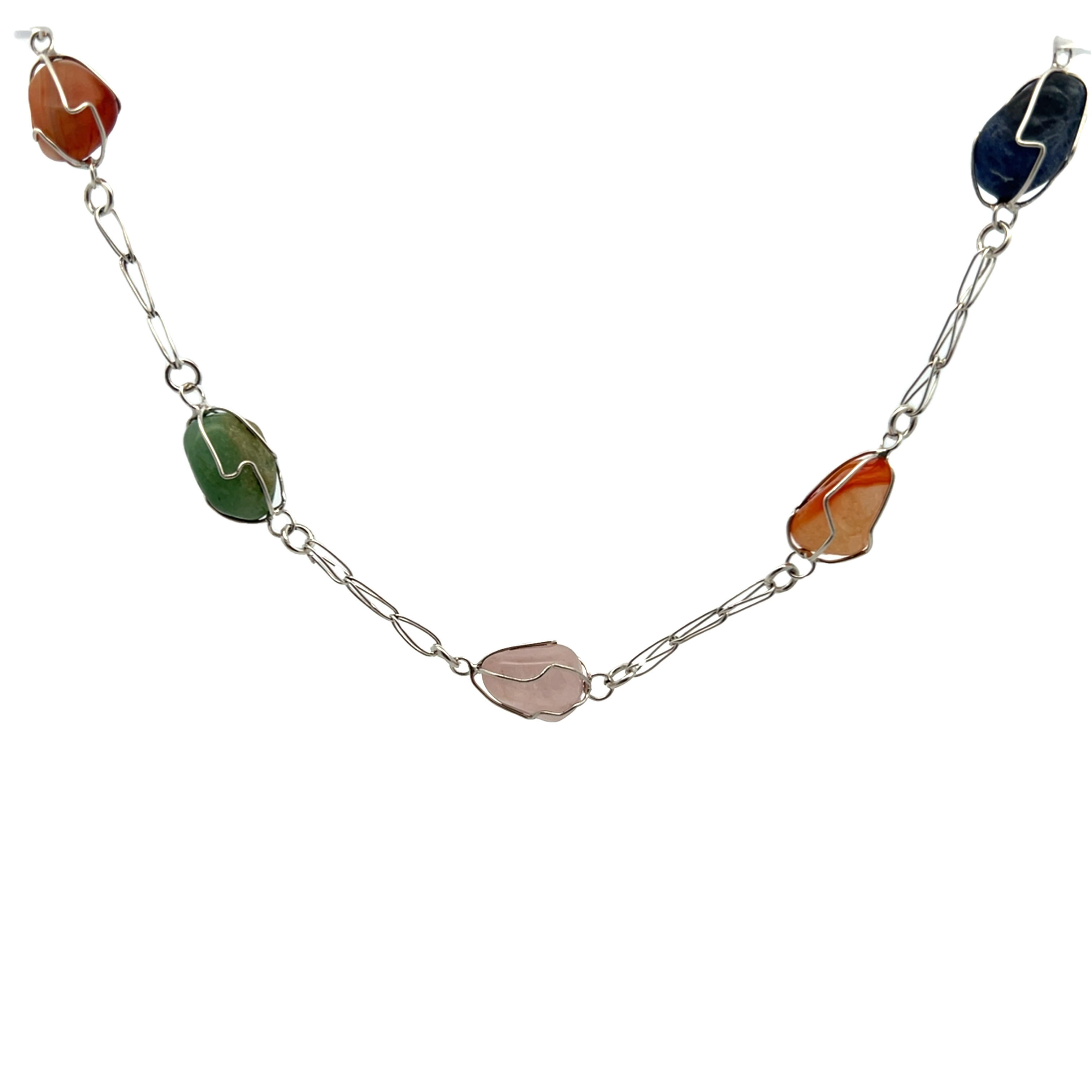 Sterling Silver Quartz Necklace