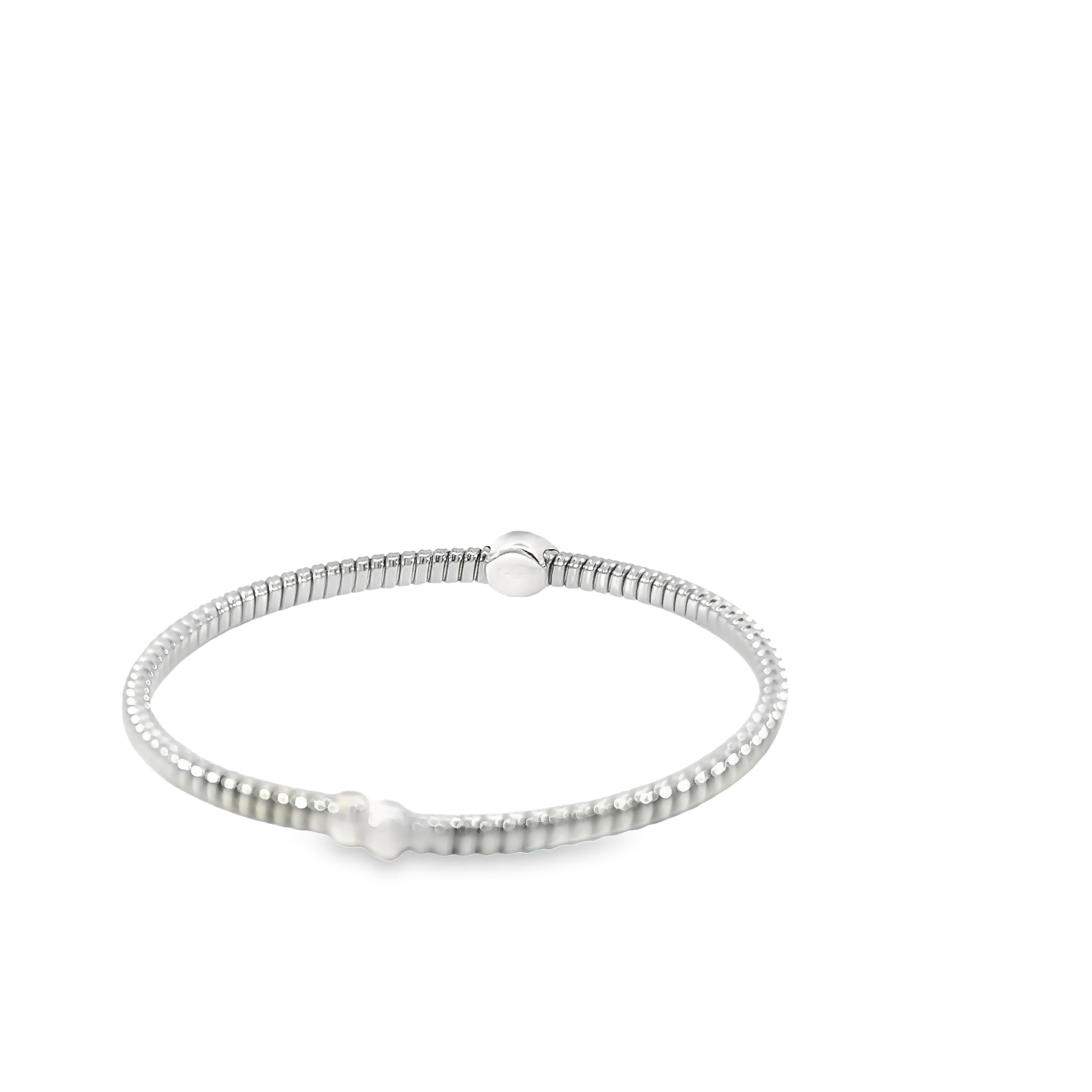 Stainless Mother Of Pearl Bangle Bracelet