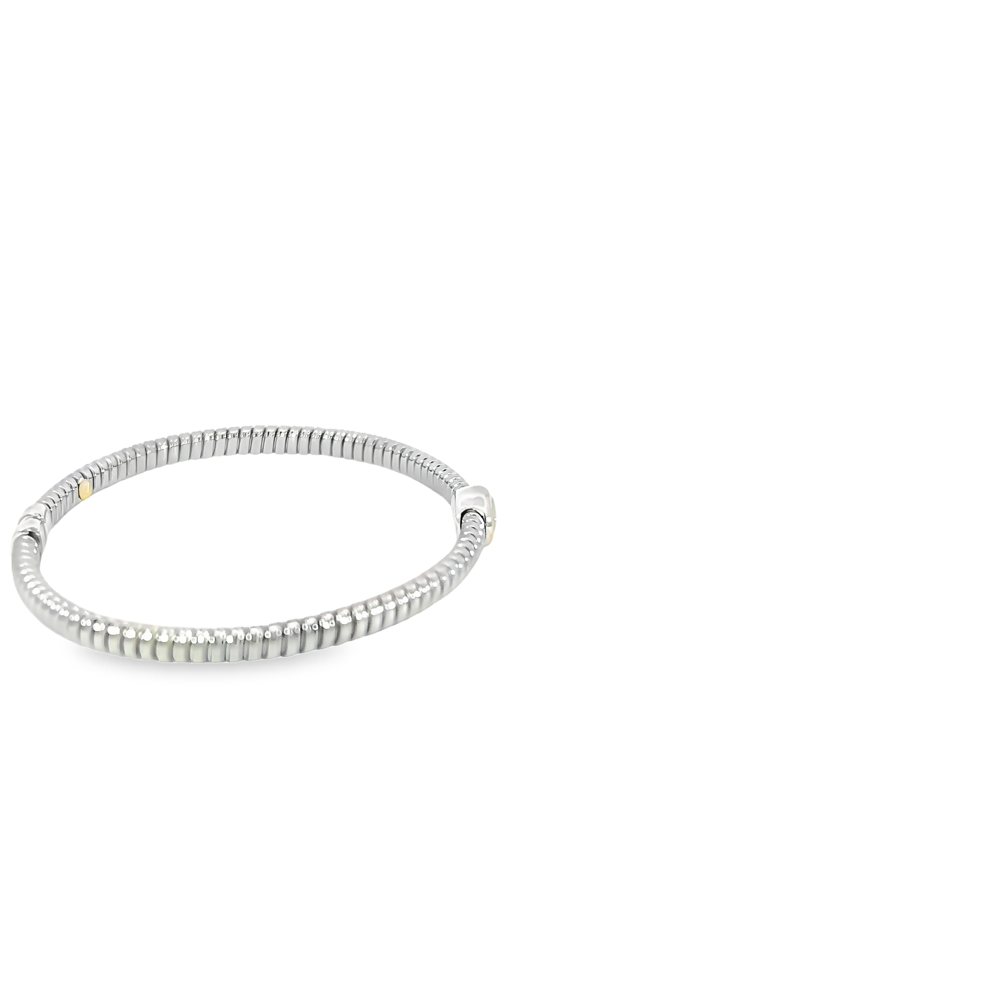 Stainless Mother Of Pearl Bangle Bracelet