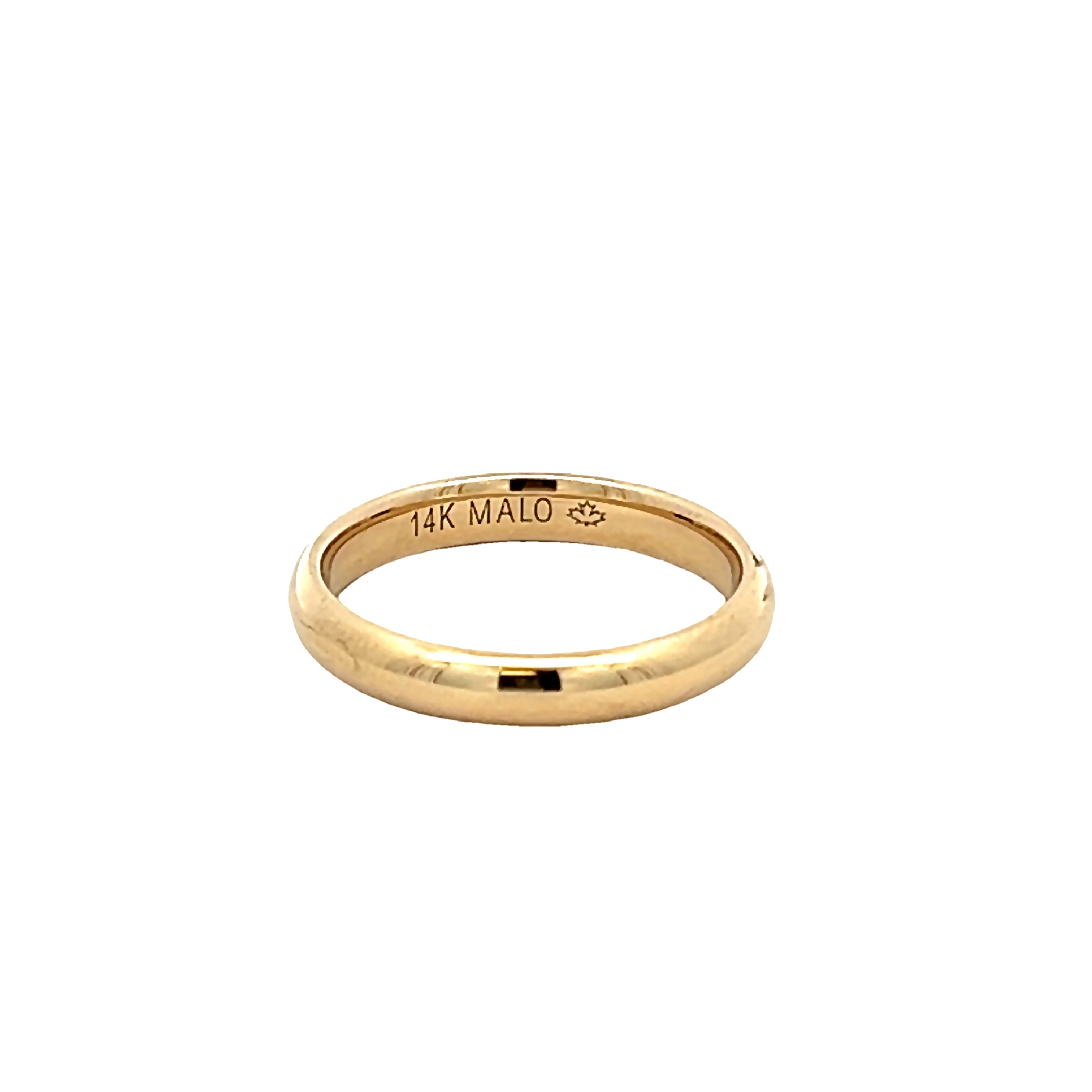 3mm 14k Yellow Gold Wedding Band