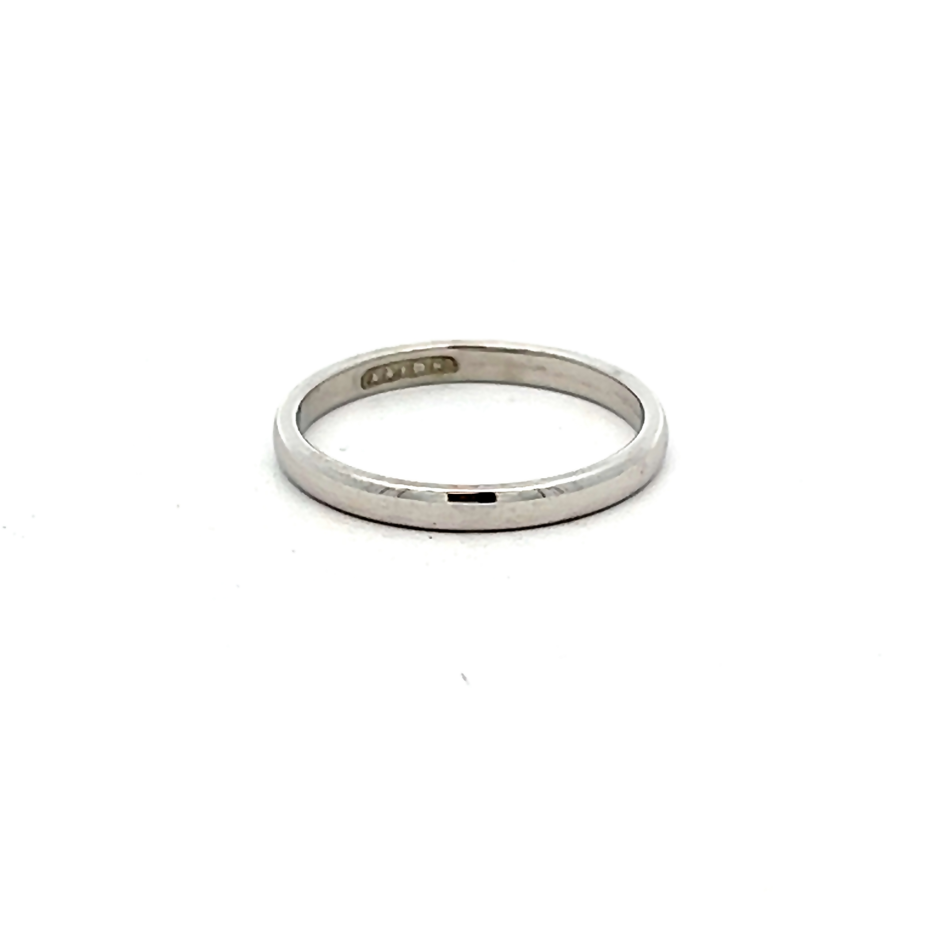 2mm 18k White Gold Wedding Band